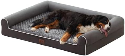 Orthopedic Large Dog Bed，Washable Dog Couch for XL Senior Dogs