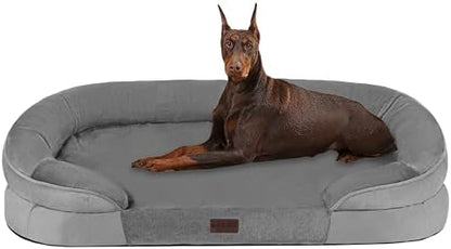 Dwanton Orthopedic Waterproof XX-Large Dog Bed Sofa, Gel Memory Foam, 48"
