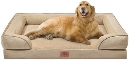 Comfort Expression Waterproof Orthopedic Dog Bed for Extra Large Dogs