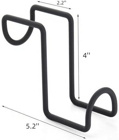 Cididu 8 Pcs Tack Hook 4 Inch, Heavy Duty Horse Halter Rack, Over Rail Bridle Hooks, Metal Horse Water Bucket Hangers for Hanging Horse Bridles, Saddle Fence Door Holder, Horse Stall Accessories