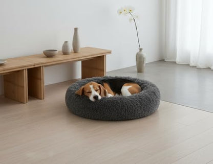 The Dog’s Bed Calming Donut Dog Bed, with Removable Zip Cover