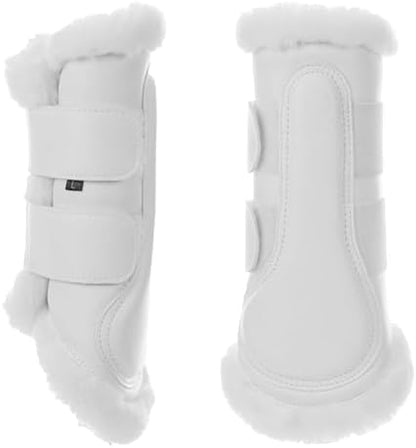 Equinavia Vali Fleece Horse Boots Set, Protective Tendon Boots for Horses