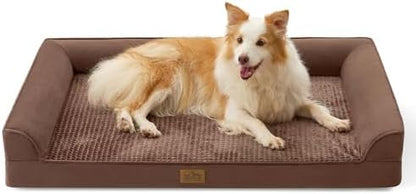 COZY KISS Orthopedic Dog Bed for Extra Large Dogs, U Shaped XL 44x32 inch