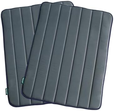 BALANCE Dog Crate Pad, Dog Foam Crate Mat Kennel Pad, Washable Water-Resistant Pet Bed Flat Dogs Cage Mat for Large Dogs, 2 Packs