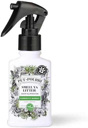 Pet-Pourri Smell Ya Litter Cat Litter Deodorizer Spray, Bamboo 10 Ml