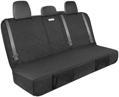 ALLANSING Upgraded 900D Heavy Duty Dog Back Bench Seat Cover for Full‑Size Trucks, Car Seat Protector, Seatbelt & Armrest Compatible, Waterproof & Non‑Slip for Dogs & Kids