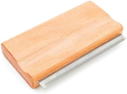 Deshedding Dog Brush with Wood Handle