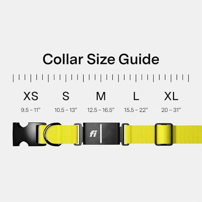 Fi Series 3+ GPS Dog Collar & Tracker, 12-Mo Membership Included, Yellow XL