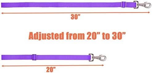 Adjustable Nylon Bucket Strap （3 Pack）- for Hay Nets, Water Buckets, Hanging Strap,Horse Outdoor Feeders,Heavy Duty Horse Water Feed, 30" (Purple)