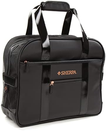 Sherpa Tote Around Town Travel Pet Carrier with Stay Clean Technology - Black, Small