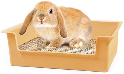 Litter Box Rabbit, Bunny Potty Pan, 1cm Steel Grate with Tray