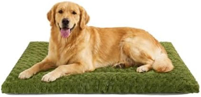 Exsnugy Washable Dog Bed Mat Large Size Fluffy Pet Crate Pad 42x28 XL