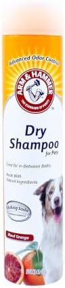 Arm & Hammer Aerosol Dry Dog Shampoo, Blood Orange, 5 Oz, 6-Pack