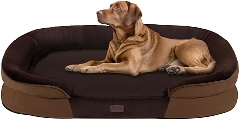 Dwanton Orthopedic Waterproof X-Large Dog Bed Sofa, Gel Memory Foam, 45"