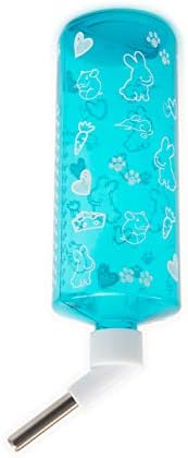 Lixit Standard Cage Water Bottles for Rabbits, Ferrets, Guinea Pigs, Hamsters, Rats, Mice and Other Small Animal's (32 Ounce, Blue)