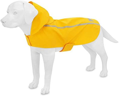 Best Pet Supplies - Voyager Waterproof Dogs Rain Poncho - Yellow - Large, Chest: 25" ~ 30" (253-YW-L)