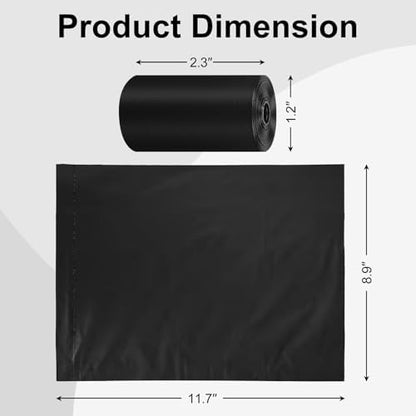 Toplive Dog Waste Bags, Poop Bags for Dogs, Extra Thick Strong Leak-Proof Doggy Bags 16 Rolls (240 Bags), Black