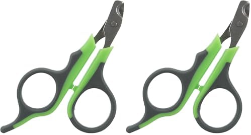 TRIXIE Pet Grooming Nail Clippers, for Small Dogs, Cats, Small Animals, and Birds, 3" (8cm) (Pack of 2)