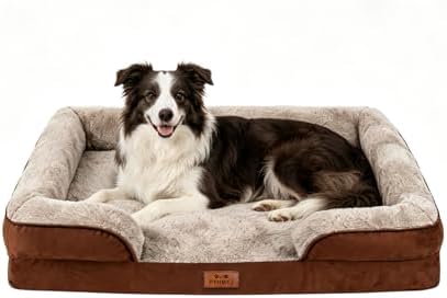 Orthopedic Dog Beds Large Sized Dog, Memory Foam Dog Bed Couch, 36"L