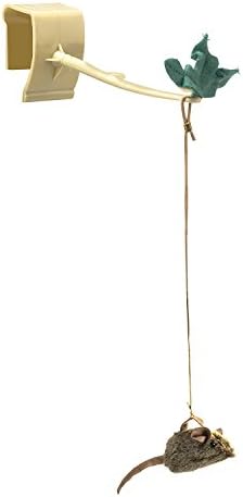 OurPets Play-N-Squeak Batting Practice Cat Toy, Real Mouse Sound Inside