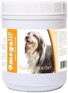 Healthy Breeds Bearded Collie Omega HP Fatty Acid Skin and Coat Support Soft Chews 90 Count