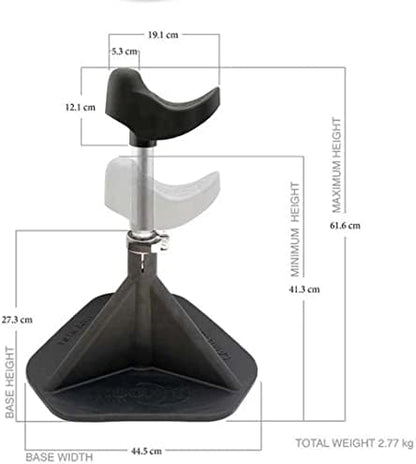 HOOF-IT Blacksmith Farrier Horse Hoof Stand, Black