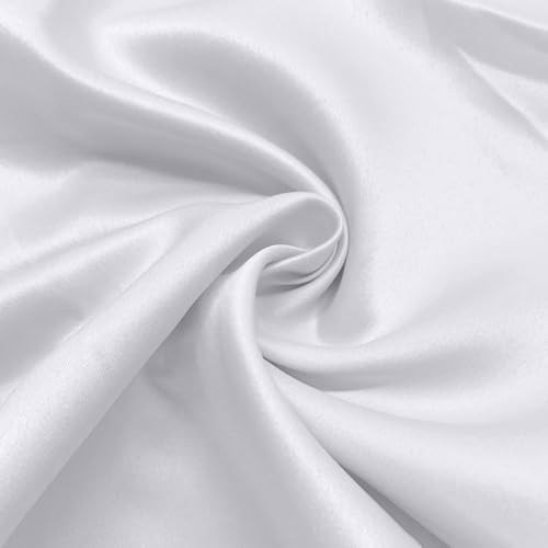 American Baby Company Heavenly Soft Chenille Receiving Blanket (30" x 40"), 2-Layer Design with Minky Dot & Silky Satin, White, for Boys and Girls