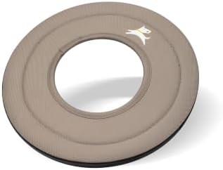 OllyDog Mini Super Flyer, Dog Flying Disc – Floating Fetch Toy, Soft on Teeth, Eco-Friendly Recycled Material, Lightweight, for Small & Medium Dogs (Dune, 9")