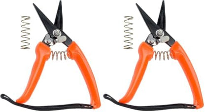 Hoof Trimmers Goat Hoof Trimming Shears Nail Clippers for Sheep, Alpaca, Lamb, Pig Hooves Multiuse Carbon Steel Trimmer (Pack of 2)