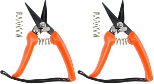 Hoof Trimmers Goat Hoof Trimming Shears Nail Clippers for Sheep, Alpaca, Lamb, Pig Hooves Multiuse Carbon Steel Trimmer (Pack of 2)