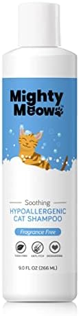 Soothing Hypoallergenic Cat Shampoo, Fragrance-Free, 9 fl oz