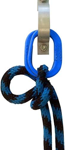 Injuries Preventing Horse Tether Tie - Portable, Versatile & Reusable Breakaway Horse Tie, Quick Release Under Heavy Pressure w/ 5 Loop Settings, Multi-Purpose Horse Clip (2 pcs Dark Blue)
