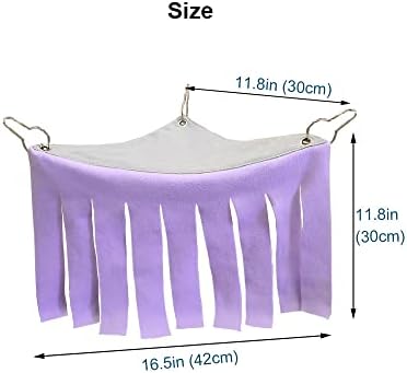 RIOUSSI Guinea Pig Hideout Hideaway Corner Fleece Toys Cage Accessories