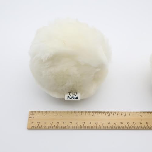 Real Sheepskin Snuggle Ball for Dogs