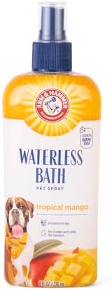 Arm & Hammer Deodorizing Waterless Dog Bath Spray, Mango Scent, 8 Fl Oz