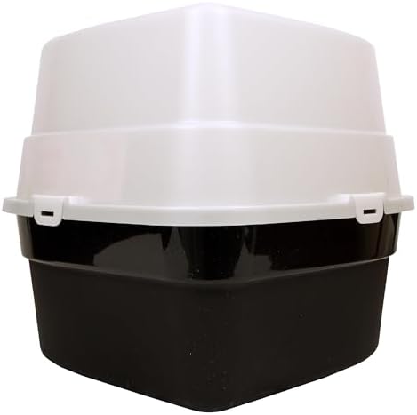 Nature's Miracle Advanced Hooded Corner Cat Litter Box with Charcoal Filter