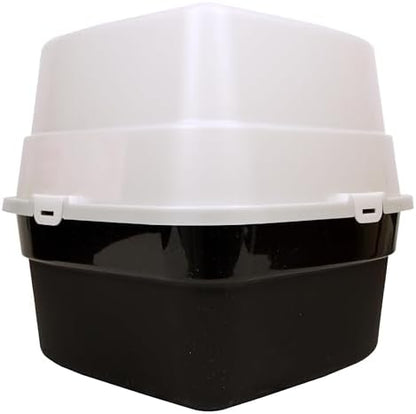 Nature's Miracle Advanced Hooded Corner Cat Litter Box with Charcoal Filter