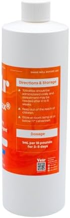 Toltrazuril 10.0% for Horses, Dogs, Cats, 500mL/16.9 Ounce, for Non-Food Chain Animals, Chicken