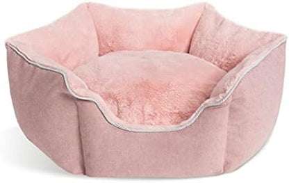 Winter Cats Pet Bed Warm Cats Bed Comfortable Dog Bed Soft Puppy Cats Bed Small Dog Cats Litter Sofa Pet Supplies(Black-JoJo's Bizarre Adventure1,Small)
