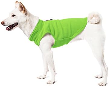 Gooby Fleece Vest Dog Sweater, Honey Mustard, Large