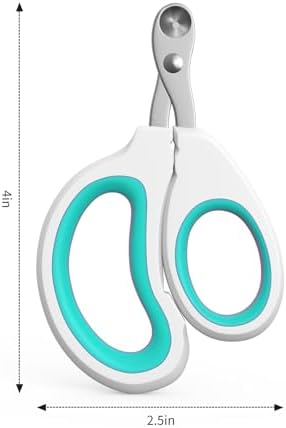 Aogeili Cat Nail Clippers - Stainless Steel, Non-Slip, Safe for Small Pets