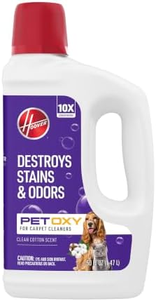 Hoover Oxy Pet Carpet Cleaner Solution, 50 oz., Ocean Breeze Scent