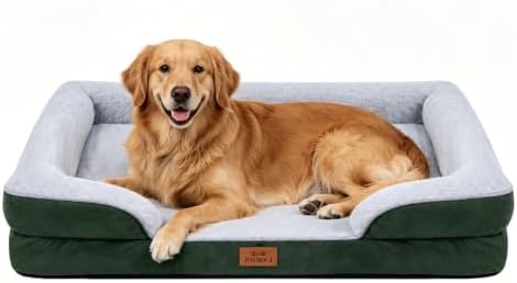 Orthopedic Extra Large Dog Bed, Memory Foam XL Dog Bed Couch, 44" L