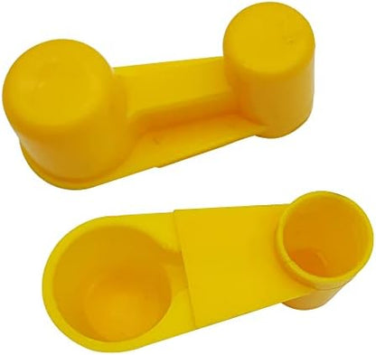 12Pcs Automatic Bird Waterer Cups Poultry Waterer Cage Feeder