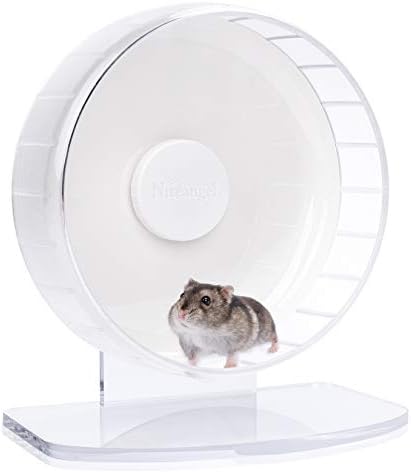 Niteangel Super-Silent Hamster Exercise Wheel: Quiet 8.2 inch Running Wheel