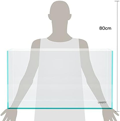 LANDEN Aquarium 90P 44 Gallon Ultra Clear Glass Rimless Fish Tank
