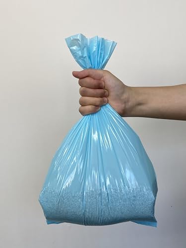 BOS Amazing Odor Sealing Cat Waste Disposal Bags - Durable and Unscented [Size: M, Color: Light blue] (90 count, Pack of 3) (90 Bags)