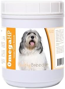 Healthy Breeds Polish Lowland Sheepdog Omega HP Fatty Acid Skin and Coat Support Soft Chews 90 Count