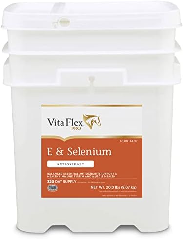 Vita Flex Pro E & Selenium Supplement for Horses, 320-Day Supply