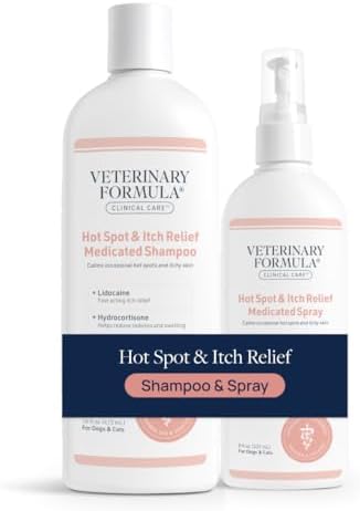 Veterinary Formula Clinical Care Hot Spot & Itch Shampoo + Spray Bundle